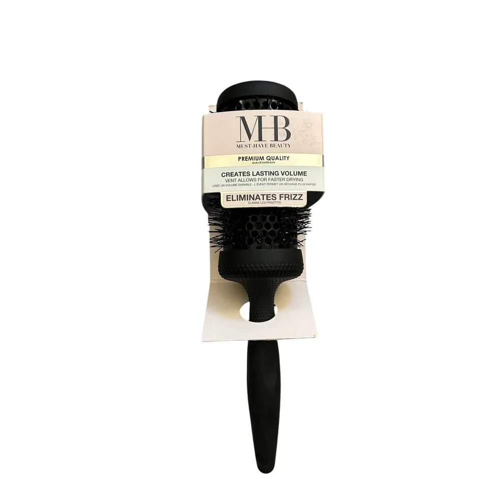 Must-Have Beauty Round Brush Womens‎ Large Black NEW Vented Volumizing Barrel